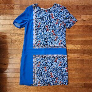 Tory Burch - Mallory Something Wild Birds Silk Dress - Size 8